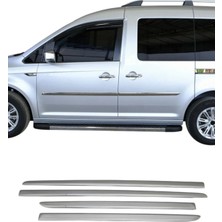 Ack Dizayn Volkswagen Caddy 2015-2020 Araca Özel Krom Yan Kapı Çıtası A+
