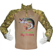 Mysia Outdoor Combat Tişört Fishing M003 Avcı Balıkçı Turna