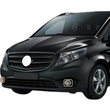 Ack Dizayn Mercedes Vito 2014+ Sis Far Çerçevesi Paslanmaz Çelik