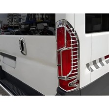 Ack Dizayn Peugeot Boxer / Fiat Ducato / Citroen Jumper Araçlarınıza Özel Stop Çerçevesi Abs Krom A+ (2014+)
