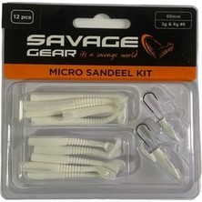 Savagear Savage Gear Lrf Micro Sandeel Kit 12 Adet(1+1.5+5) Sahte Balık