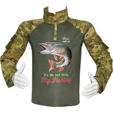 Mysia Outdoor Combat Tişört Fishing M002 Avcı Balıkçı Turna
