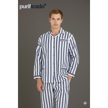 Kly Old School Erkek Çizgi Desenli Lüx Konforlu Pijama Takımı