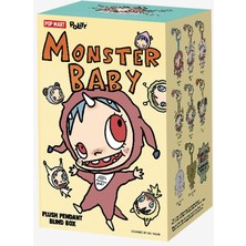 Smiggle Pop Mart - Orijinal Monster Baby Plush Pendant Supriz Kör Paket