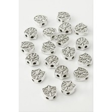 Zero Land Storozde Çiçek Tesbih Ara Aparatı 50 Gram - Gümüş Rengi