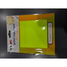 Inox Yapışkanlı Not Kağıdı Neon Sarı 50 Yp 76X76