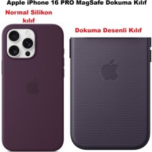 Day Apple iPhone 16 Pro Için Magsafe Özellikli Tech Dokuma Kılıf Mor