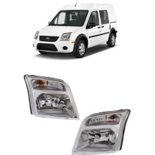 BSG Ford Connect 2002-2013 Uyumlu Sağ + Sol Ön Far Takımı Motorlu 2002-2013