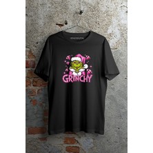 Grınch Pınk Noelbaskılı Tişört