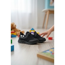 Enoch Tam Tur Dikiş Detaylı Bağcıksız Esnek Dokulu Çocuk Spor Ayakkabı