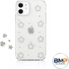 Iphone 12 Uyumlu Yıldız Desenli 3 Boyutlu Kabartma Detaylı Premium Koruma