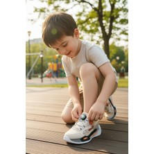 Enoch Basketbol Figürlü ve Mekanik Döner Bağcık Sistemli Erkek Çocuk Spor Ayakkabı