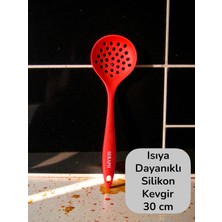 Seraph Isıya Dayanıklı Silikon Kevgir 30 cm
