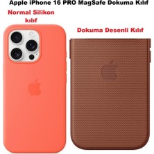 Day Apple iPhone 16 Pro Için Magsafe Özellikli Tech Dokuma Kılıf Sienna