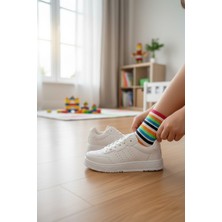 Enoch Unısex Çocuk Ayakkabı Düz Tabanlı Klasik Bağcıklı Spor Ayakkabı