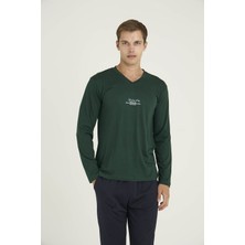 Kly %50 Pamuk Erkek V.yaka Eşofman Takımı Modern Tasarım