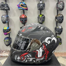 Mts M-801 Snake Full Face Kask Myth Grey