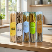 Baca Organik Grissini Sevenlere Özel Karışık Grissini Paketi (5 Çeşit)