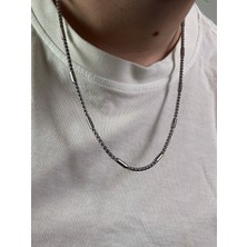 Arvens Erkek Silver Paslanmaz Çelik Kolye Renk Atmaz Solma Yapmaz Unısex Solmaz Kombinlenebilir