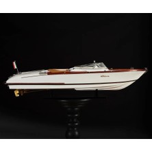 Veronese Koleksiyon Riva Aqua Gc El Yapımı Ağaç Model Sürat Teknesi 88CM