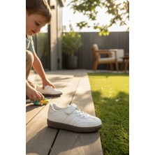 Enoch Çocuk Spor Ayakkabı Samba Model Cırtlı ve Bağcıklı Konfor Model