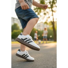 Enoch Çocuk Spor Ayakkabı Samba Model Cırtlı ve Bağcıklı Konfor Model