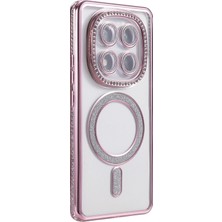 AyrStore Newface Redmi Note 14 5g Joke Simli Magneticsafe Kılıf - Pembe