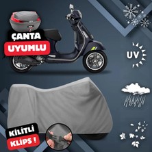 ULTRASHOP Vespa Gts 300 Supertech Su Geçirmez Motosiklet Brandası Arka Çanta Top Case Uyumlu Motosiklet Branda