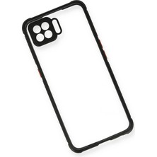 AyrStore Newface A73 Kılıf Miami Şeffaf Silikon - Siyah