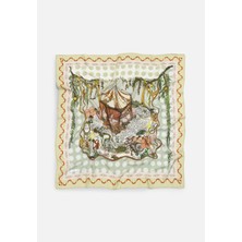 Fresh Starlıght Harmony Desen Floş Viskon Eşarp Sage