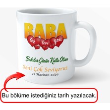 Babalar Günü Özel – Babalar Günün Kutlu Olsun Tasarımlı Porselen Kupa | Hediye Kupa