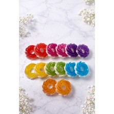 Mini Renkli Kıvrımlı Desenli Hediyelik Sabun| El Yapımı SABUN|50ADET