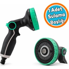 Nzb Otomatik Sprey Tabancası 6 Fonksiyonlu Ayarlanabilir Araba Yıkama Bahçe Sulama Temizleme Aksesuarı