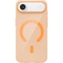 AyrStore Iphone 17 Air Pc Blank Magsafe Kapak - Turuncu