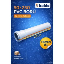 Kalde 50X250 Pvc Boru