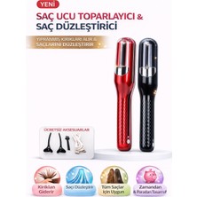 Qasul 2’si 1 Arada Saç Ucu Düzeltici & Saç Düzleştirici – Kırık Giderme Özellikli Şarjlı Saç Bakım Aleti