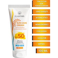 Elanthis Leke Karşıtı Yoğun Nemlendirici SPF50+ Güneş Kremi