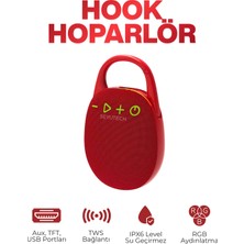 Seyutech Bluetooth Hoparlör Rgb Işıklı Tft Aux USB Girişli Ses Bombası Taşınabilir Şarjlı Kablosuz Speaker