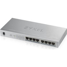 Hello Papana Zyxel GS1008HP, 8 Port, Gigabit, Poe 60W, Yönetilemez, Masaüstü Switch