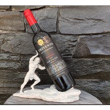 Razmo Yunan Şarap Tanrısı Şarap Şişesi Tutucu – Dekoratif Şarap Standı & Hediyelik Greek God Of Wine Bottle Holder