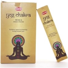 K-Yonlineticaret Hem Yog Chakra Masala Aromalı Çubuk Tütsü