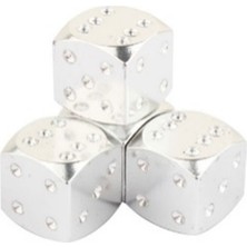 PINUKS Sibop Kapağı  Küçük Zar   Gümüş   ( 002119 ) Oto Aksesuar Premium