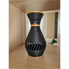 Modern Spiral File Tasarımlı Dekoratif Vazo | 3D Baskı Pla Şık Çiçeklik