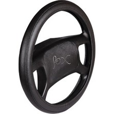 PINUKS Direksiyon Kılıfı Poşetli Geçme 38CM Siyah Çember Oto Aksesuar Premium