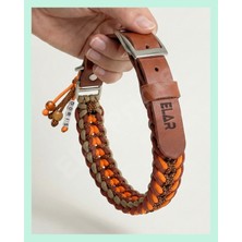 Elar Aksesuar El Yapımı Kişiye Özel Isimli ,el Yapımı Paracord Köpek Boyun Tasması – Örgü Strong 05