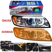 PINUKS Far-Stop Filmi Oranj Turuncu   30CMX10M Oto Aksesuar Premium