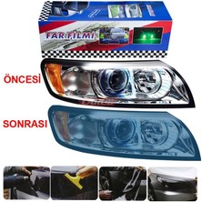 PINUKS Far-Stop Filmi Mavi 30CMX10M Mavi Oto Aksesuar Premium