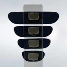 PINUKS Iç Dikiz Ayna Yapışma O-Va  4 Lü  Set Oto Aksesuar Premium