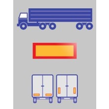 PINUKS Tır Dorse Kasa Reflektörü E37 Belgeli Takım Oto Aksesuar Premium