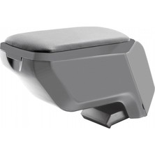 PINUKS Kolçak Sürgülü Kızaklı Plastik Ayaklı  Gri Oto Aksesuar Premium